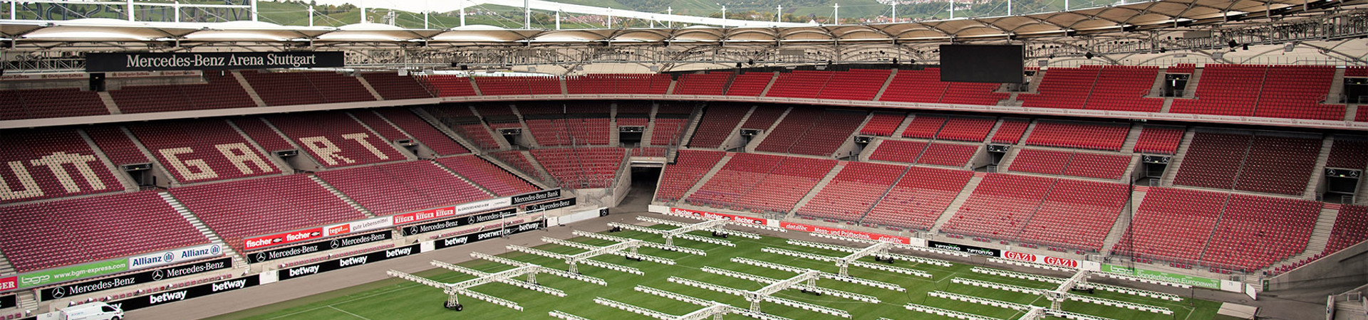 Mercedes Benz Arena Stuttgart Mobilfunk Infrastruktur 5G Header