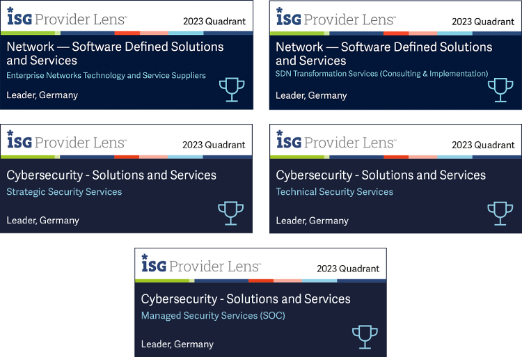 ISG Badges 2023 Axians Deutschland 