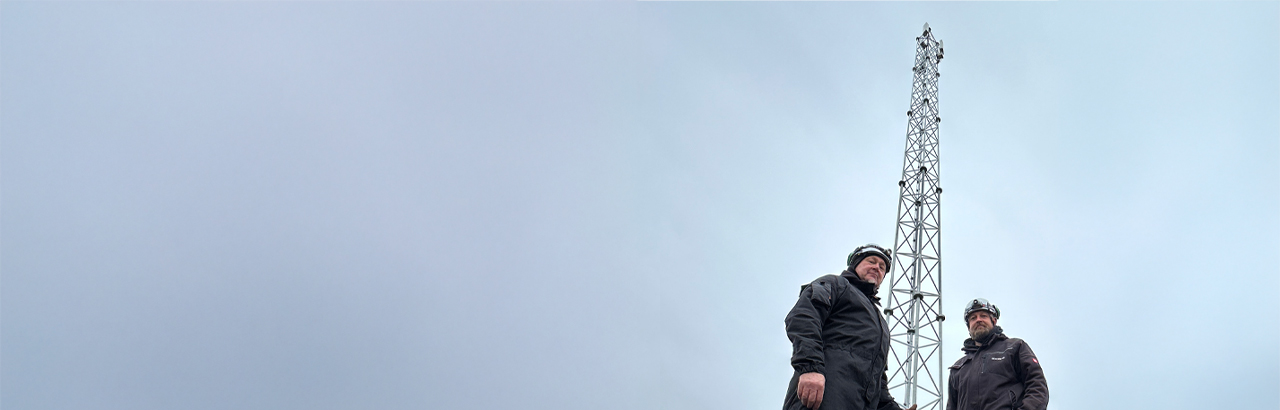 Axians M30 Mobiler Funkmast Header