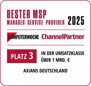 Axians bester Managed Services Provider Platz 3 Signet