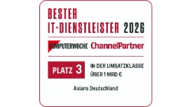 Axians bester IT Dienstleister Platz 3 250x170