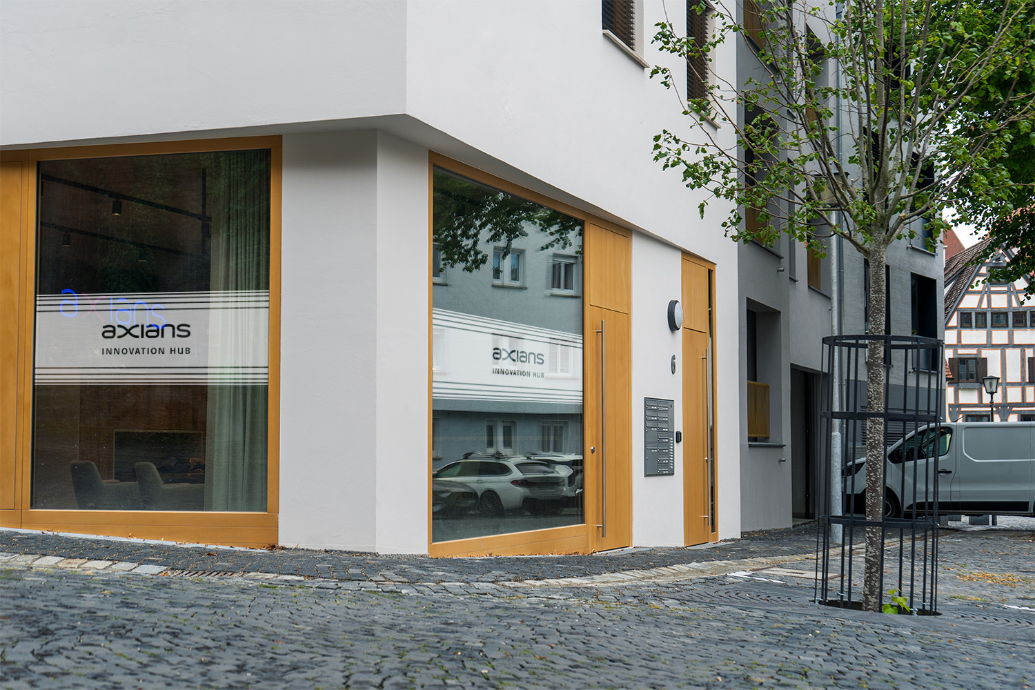 Der neue Axians Innovation Hub im Herzen der Ulmer Altstadt am SchweinemarktQuelle: Axians Deutschland